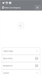 Mobile Screenshot of hotelzerodegrees.com